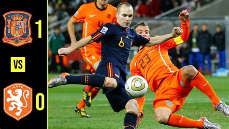 2010 world cup final result|World Cup final: Holland v Spain .